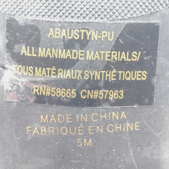 New Abound Austyn Black Block Heel Square Toe Strappy Sandals X384 - Picture 11 of 13